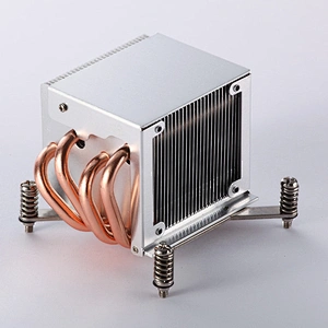 Aluminum CPU 90W Heatsink With Case 4 Pins
