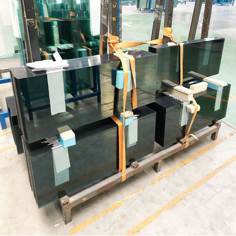 Crystal grey tinted tempered toughened safety glass