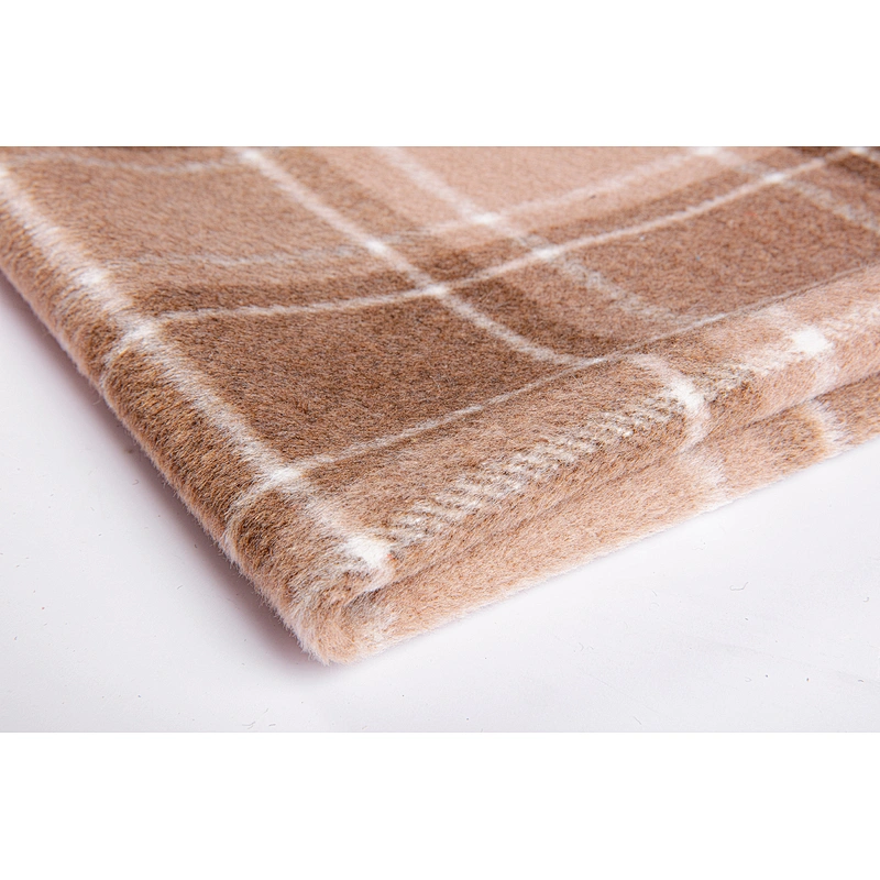 Woven Fabric Yarn-dyed Overcoat For Ladies
