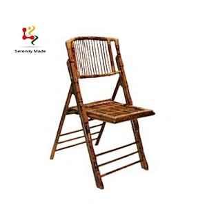 Foldable bamboo chair