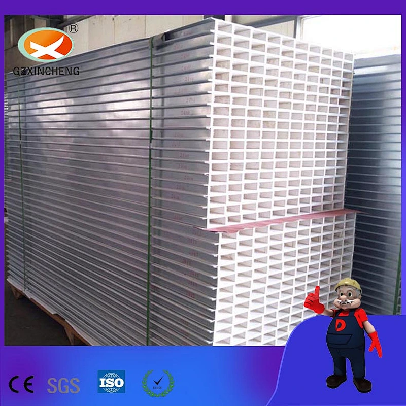 China hizo el panel sándwich de magnesio de vidrio para hospitales