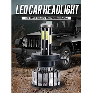 Led H4 Car Head Light All Weather 8 Side Headlight For Car Front Headlamp