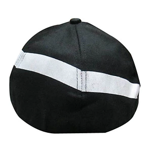 black color customize logo fitted baseball hat