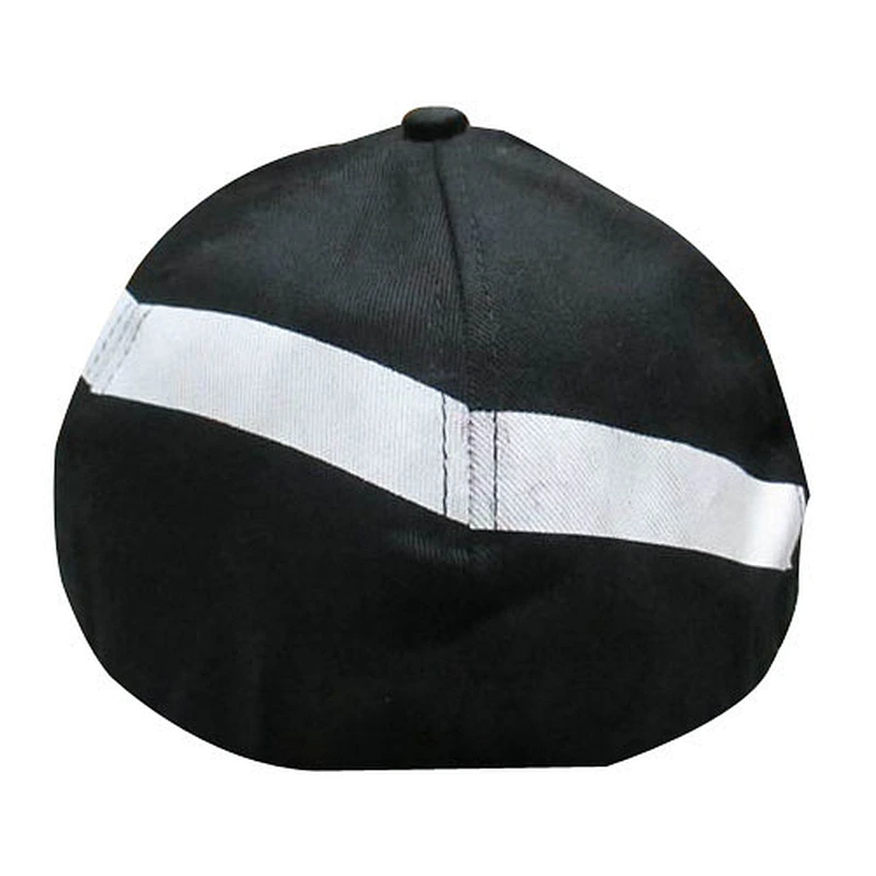 black color customize logo fitted baseball hat