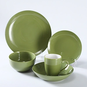 COLOR GLAZE DINNER SET