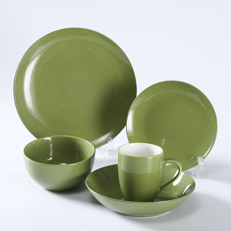 COLOR GLAZE DINNER SET