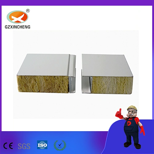 Color Steel Rock Wool Sandwich Panel for High Clean Room