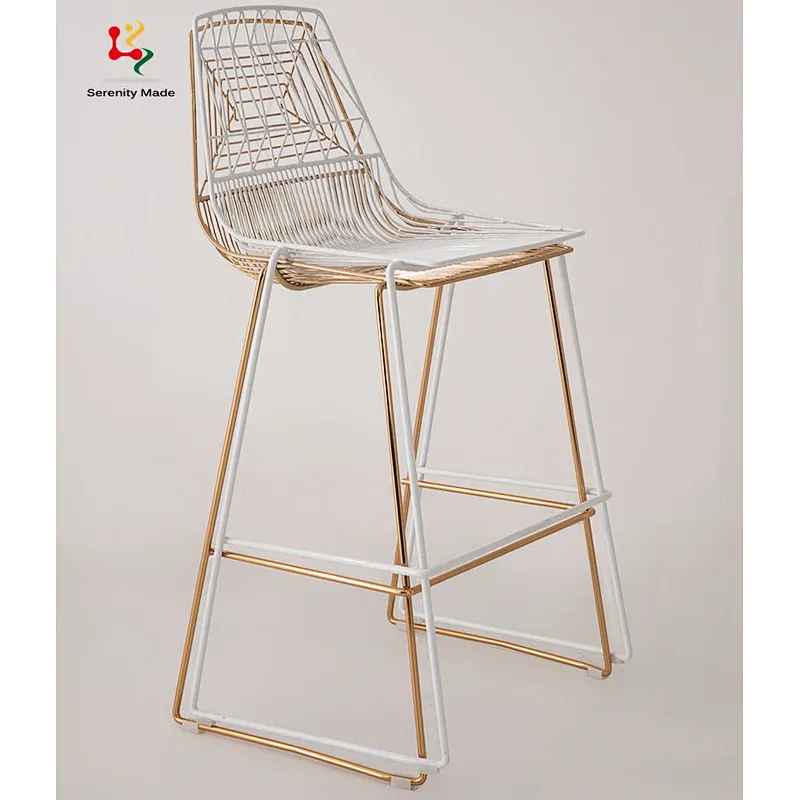 Metal bar stool