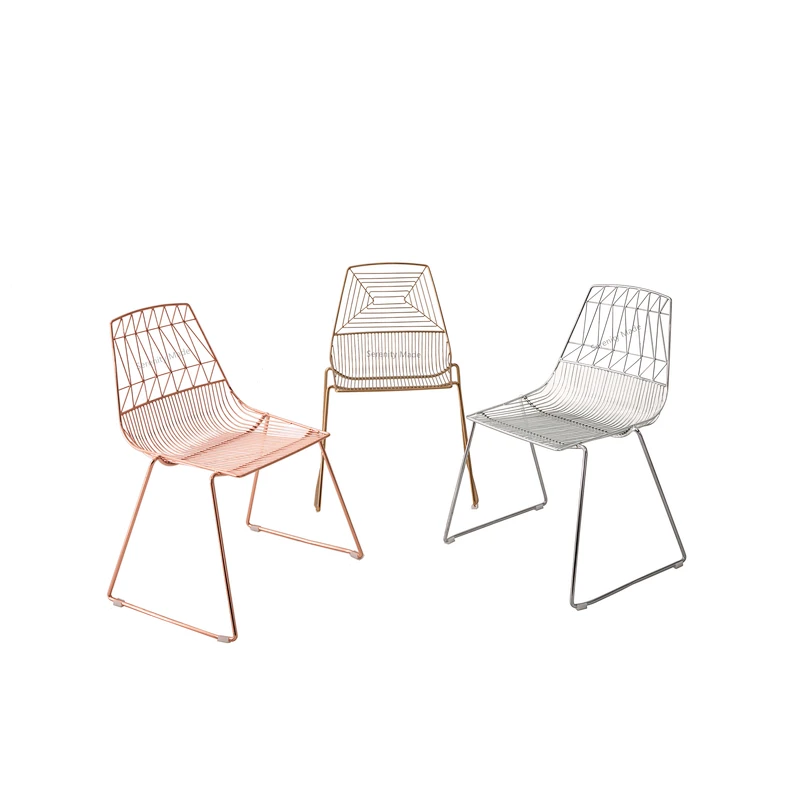 Metal wire chair