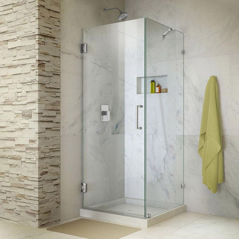 Ang baso ng pinto ng screen ng shower sa pader 90 degree na mga pivot clamp hinge