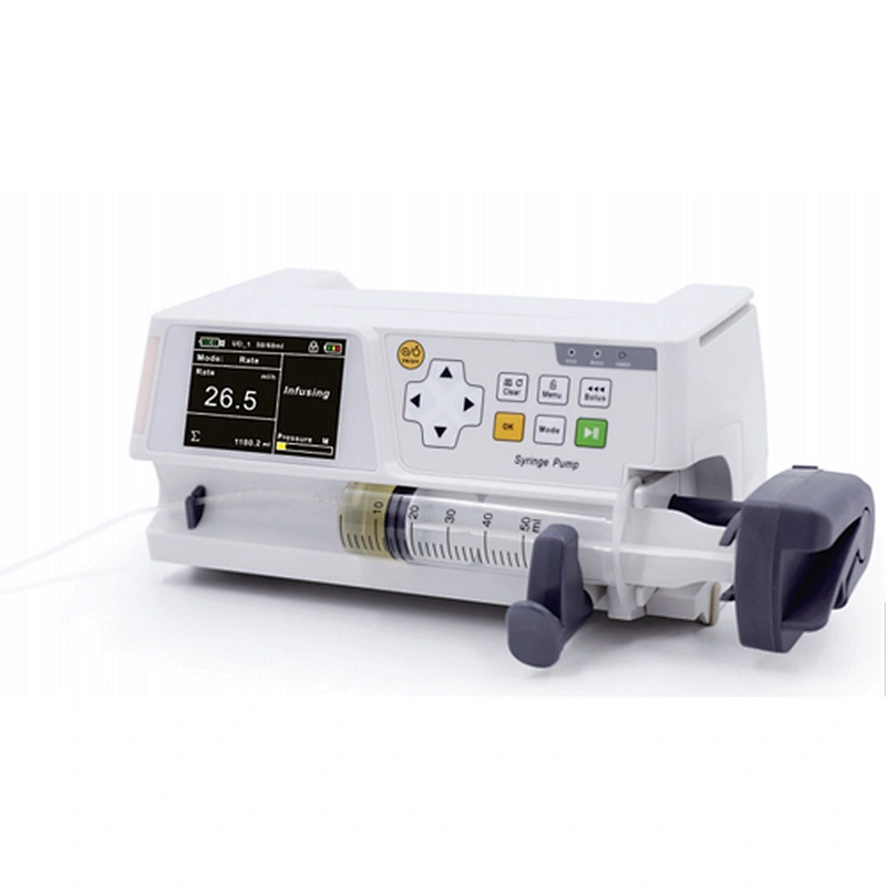 Single Channel Syringe Pump With Drug library