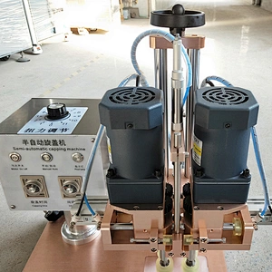 Semi-auto Plastic Glass Lotion Shampoo Soap Bottle Capping Machine Capper Packing Machine