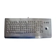 metal kiosk keyboard with trackball