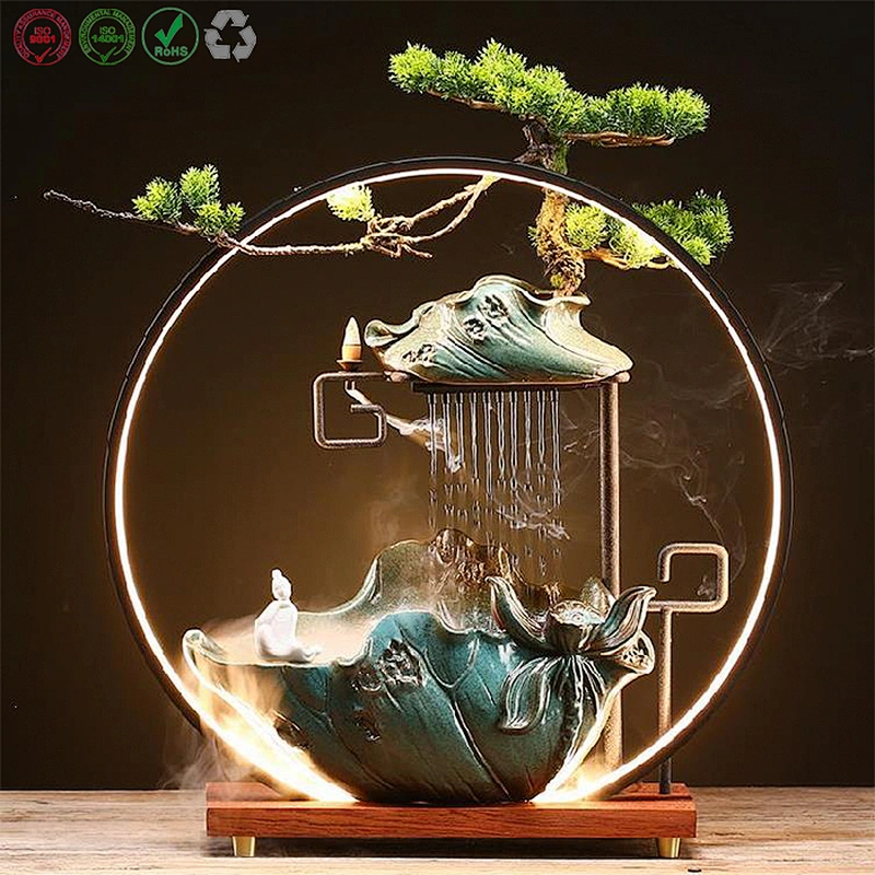 Crafts Fountain Lucky Waterscape Decoration