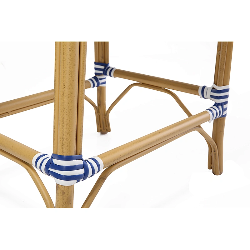 French style bistro rattan stool
