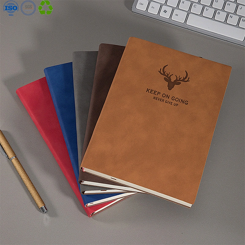 Soft cover skin feeling PU leather notebook