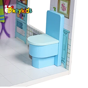 Top Sale Classic Kids Wooden Barbie Girl House For Wholesale W06A139