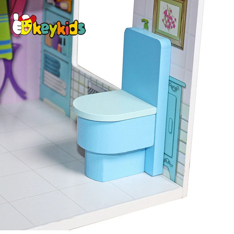 Top Sale Classic Kids Wooden Barbie Girl House For Wholesale W06A139