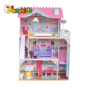 Original Design girls miniature wooden dollhouse supplies for 3 year old W06A220C