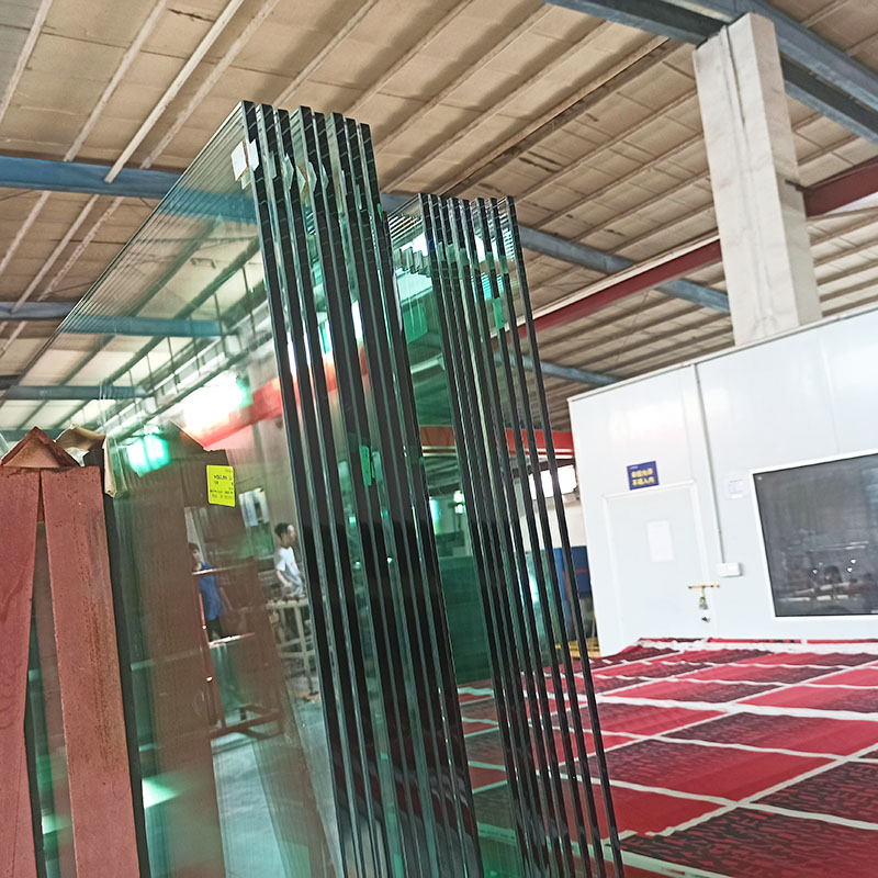 6mm thick clear tempered toughened esg security glass