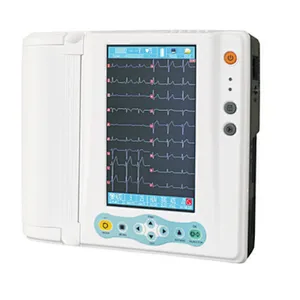 18 channel 12 leads ECG EKG Monitor machine