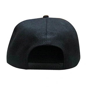 Pu leather patch flat bill snapback hats