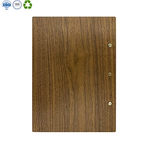 Wooden menu holders for restaurants