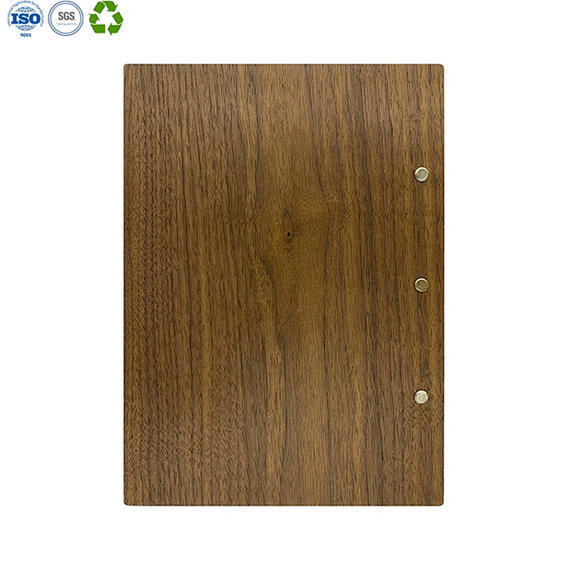 Wooden menu holders for restaurants