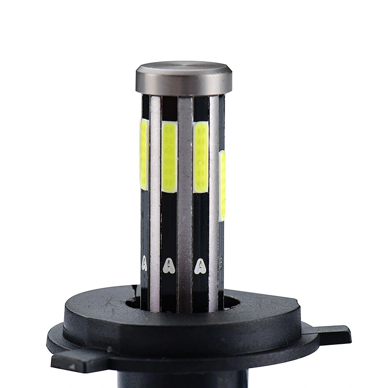 Led H4 Car Head Light All Weather 8 Side Headlight For Car Front Headlamp