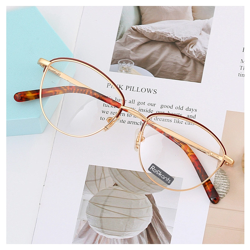 China wholesale brand design cat eye metal optical frame eyeglasses frames styles