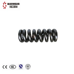 Steel Track Adjuster Recoil Spring , 115.00KG Recoil Spring Excavator