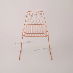 Metal wire chair