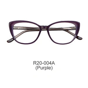 cat eye woman acetate frames fashionable design eyeglasses optical frame