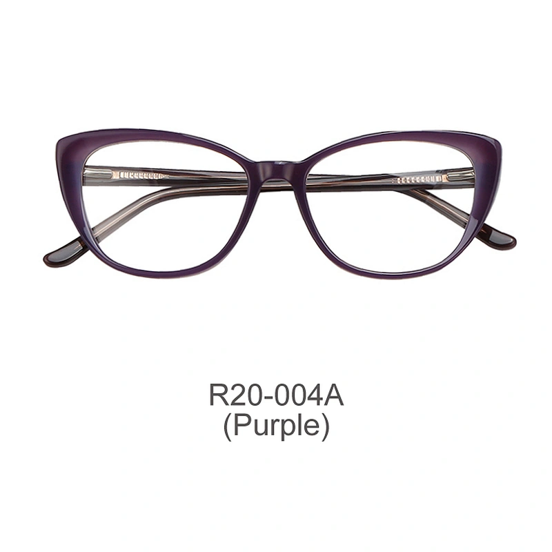 cat eye woman acetate frames fashionable design eyeglasses optical frame