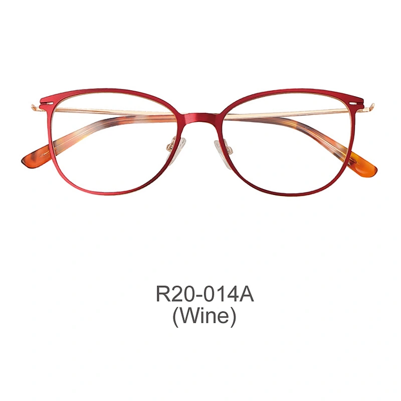 Fashion custom ladies metal cat eye optical glasses eyeglasses frames custom eyeglass