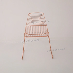 Metal wire chair