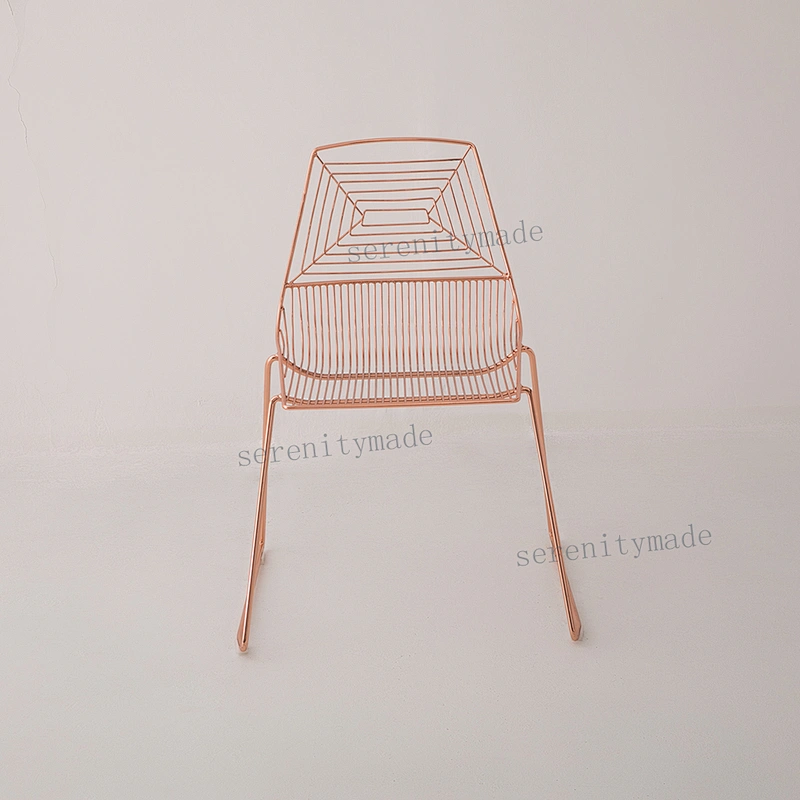 Metal wire chair