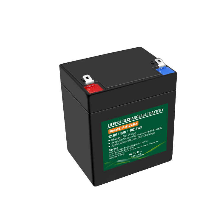 Batterie LiFePO4 à CYCLE PROFOND 12V 8AH avec BMS