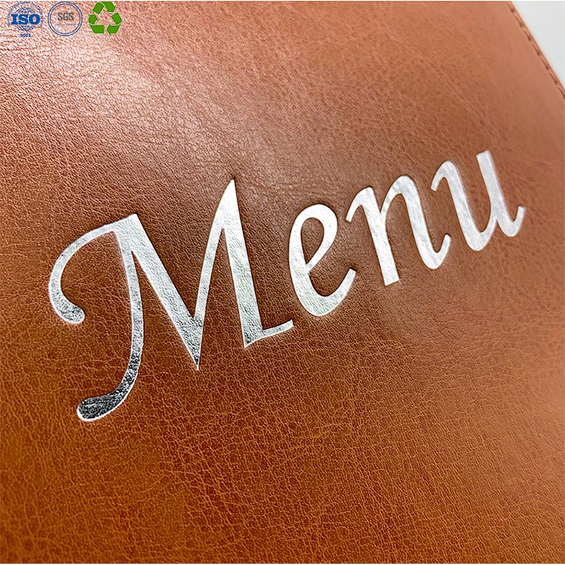 PU menu holder with screw