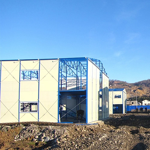Fast Build China Factory Supply Water Proof Anti Quake T Type Prefab House for Temporary Staff Labor Camp Dormitory Office