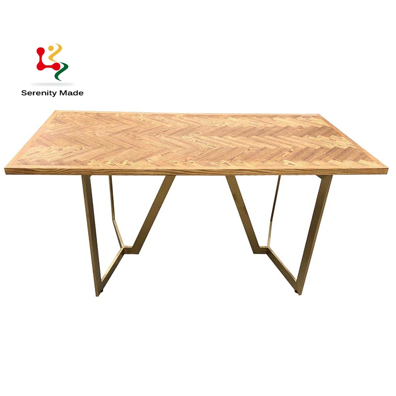 Pattarn timber dining table
