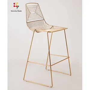 Metal bar stool