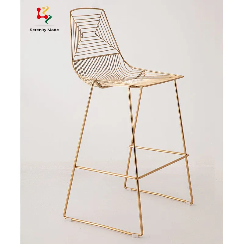 Metal bar stool