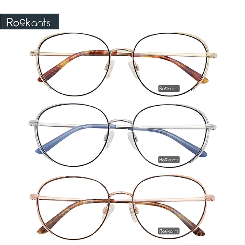 Hot selling custom classic round full rim glasses optical frames handmade metal optical eyeglasses frames
