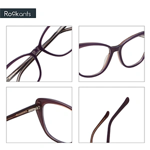 cat eye woman acetate frames fashionable design eyeglasses optical frame