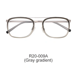 Square Man Metal Acetate Prescription Spectacle Frames Optical,Fashion Glasses Eyewear hot sale Optical Frames Manufacturers