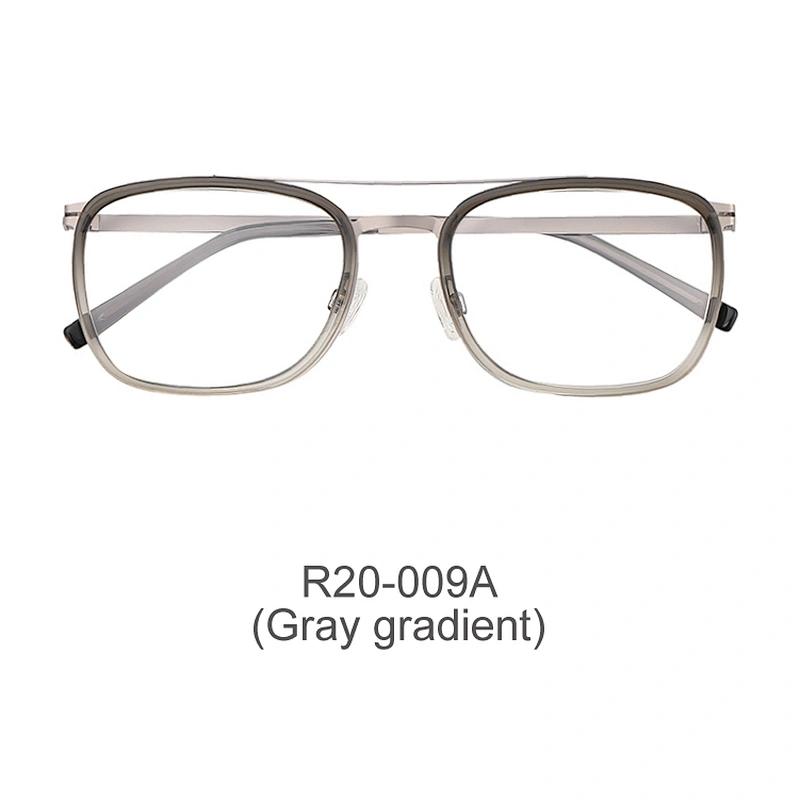 Square Man Metal Acetate Prescription Spectacle Frames Optical,Fashion Glasses Eyewear hot sale Optical Frames Manufacturers