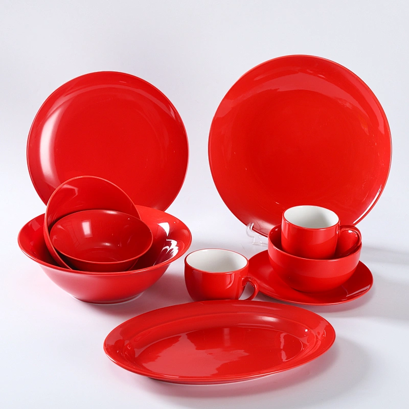 COLOR GLAZE DINNER SET