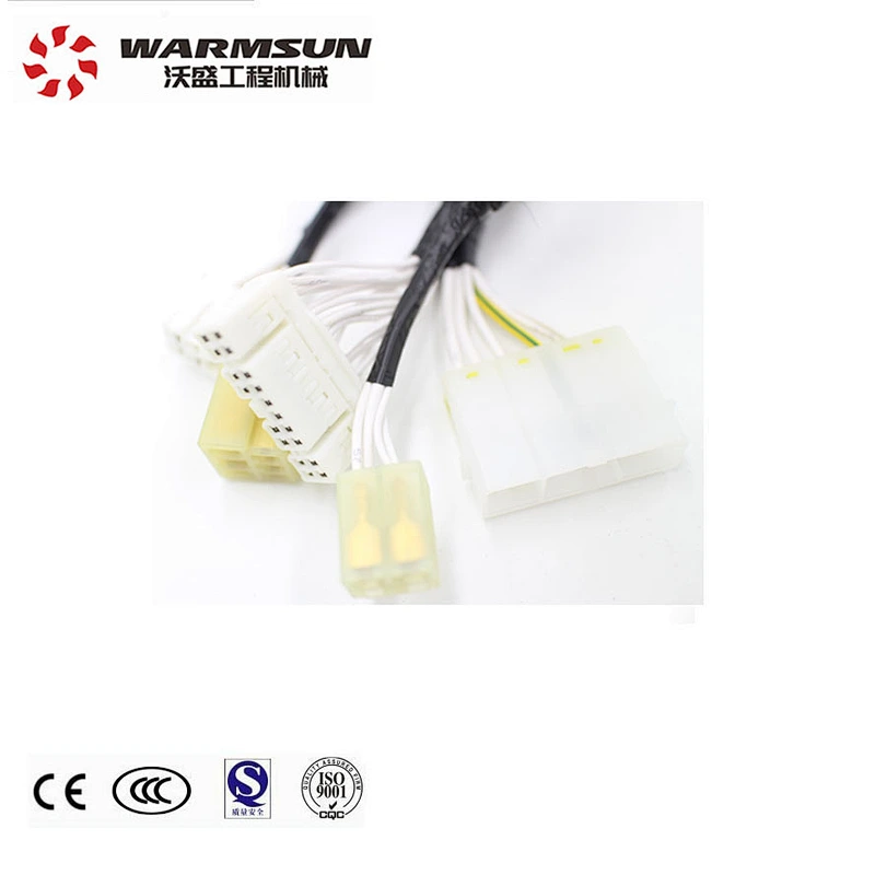 Copper DC30V Excavator Wiring Harness Excavator Electric Parts