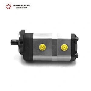 60086040 Hydraulic Double Gear Pump , P097-16 High Pressure Hydraulic Gear Pump